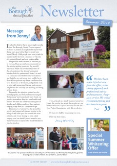 The Borough Dental Practice Newsletter - Summer 2014