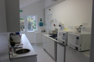 The new Decontamination Room